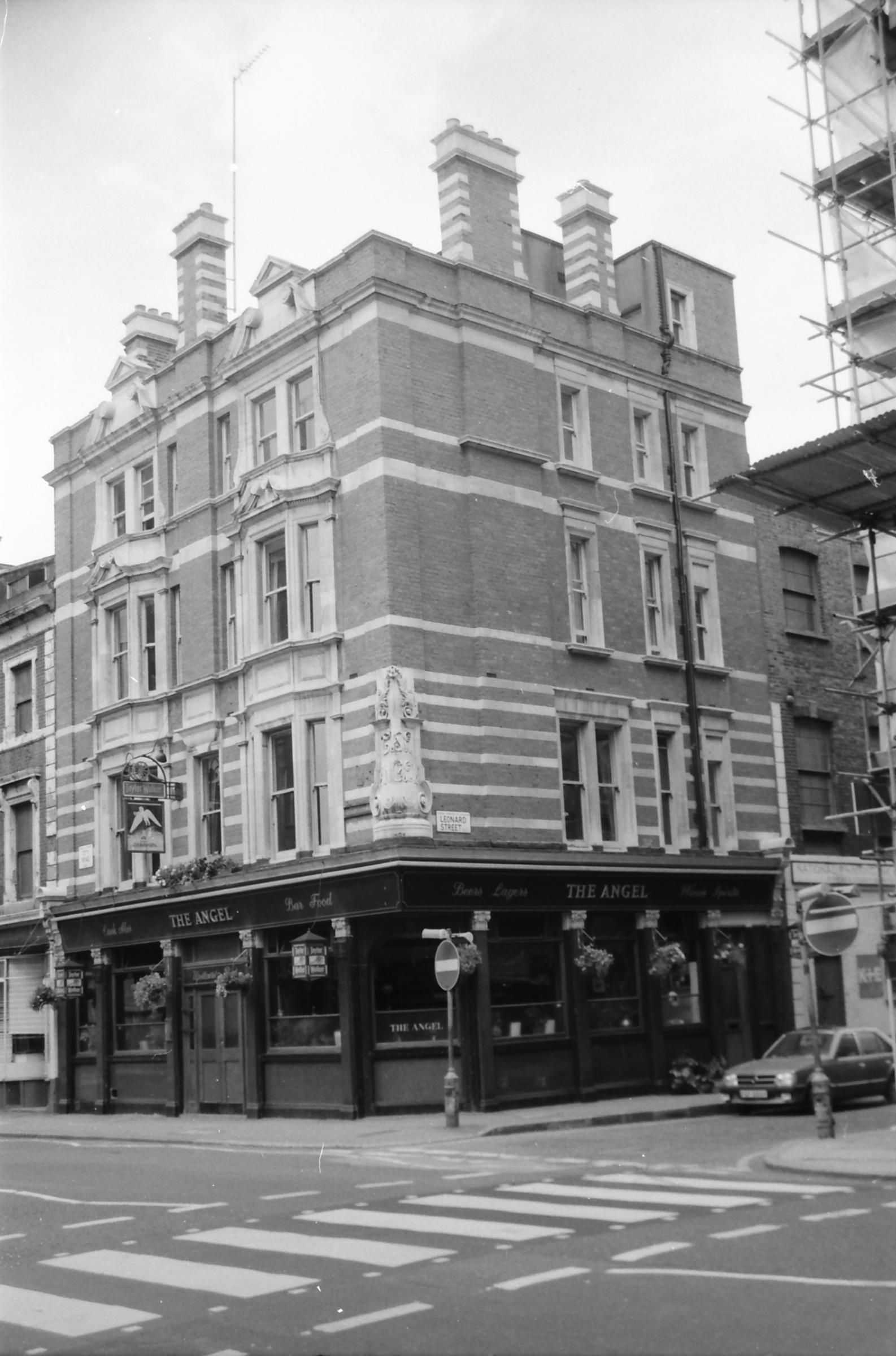 Angel London EC1 taken in 1986.. (Pub, External). Published on 07-02-2019