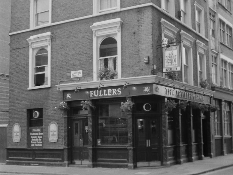 EC1 Artillery Arms London EC1 taken in 1986.. (Pub, External). Published on 07-02-2019 