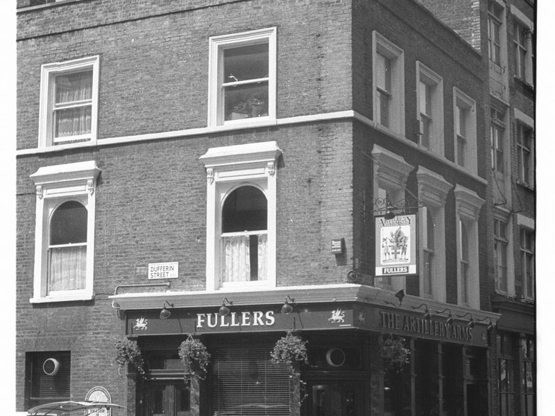 EC1 Artillery Arms London EC1 taken in 1985.. (Pub, External). Published on 07-02-2019 