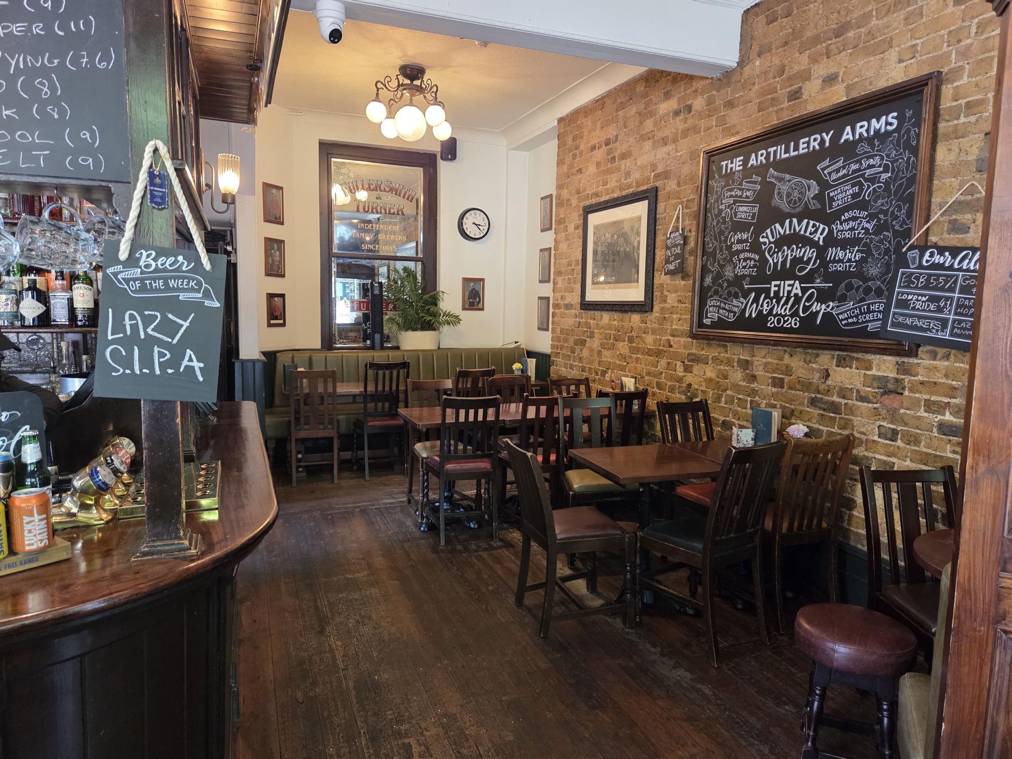 Artillery Arms London EC1Y 20260815. (Pub, External). Published on 20-08-2026