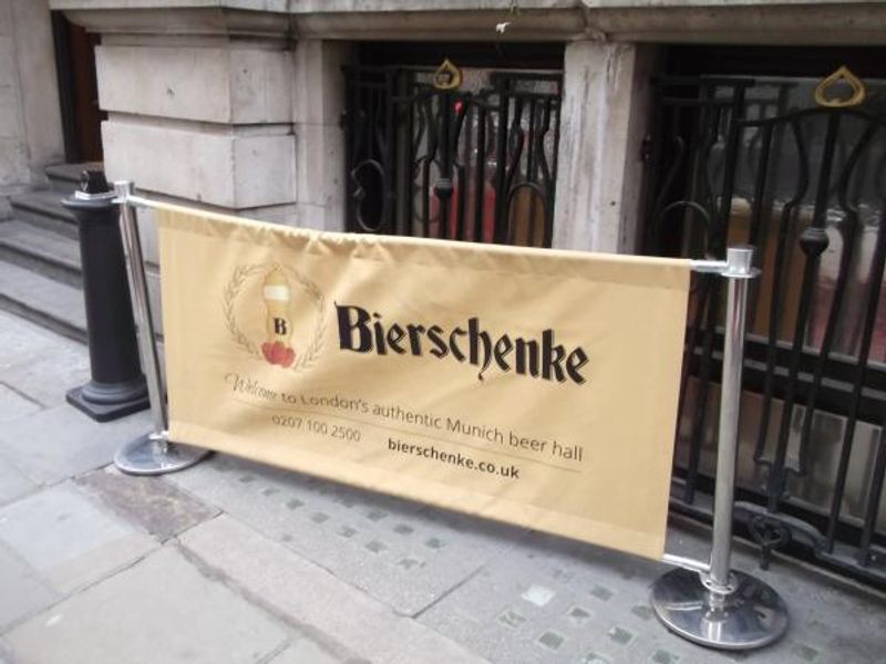 Bierschenke London EC2 taken Nov 2014. (Sign). Published on 28-01-2015