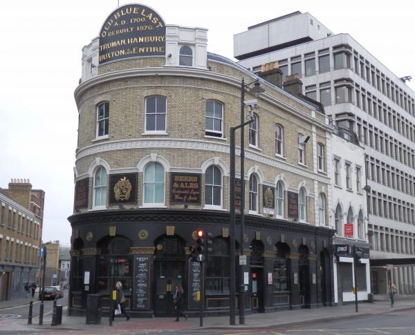 Old Blue Last London EC2 taken March 2012. (Pub, External). Published on 25-11-2013