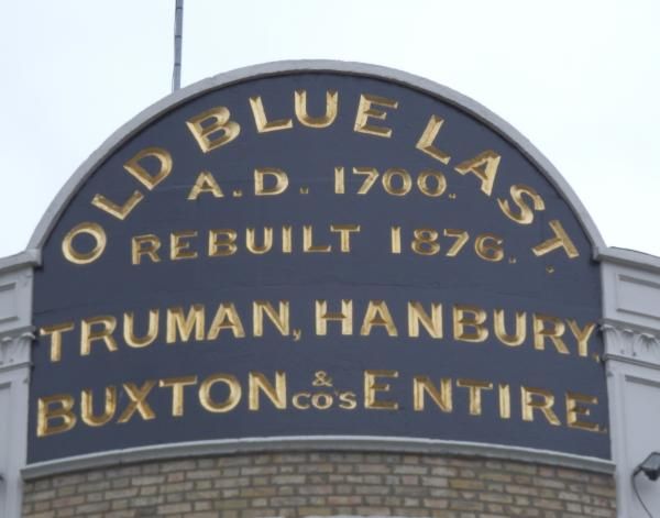 Old Blue Last London EC2 taken March 2012. (Pub, External). Published on 25-11-2013