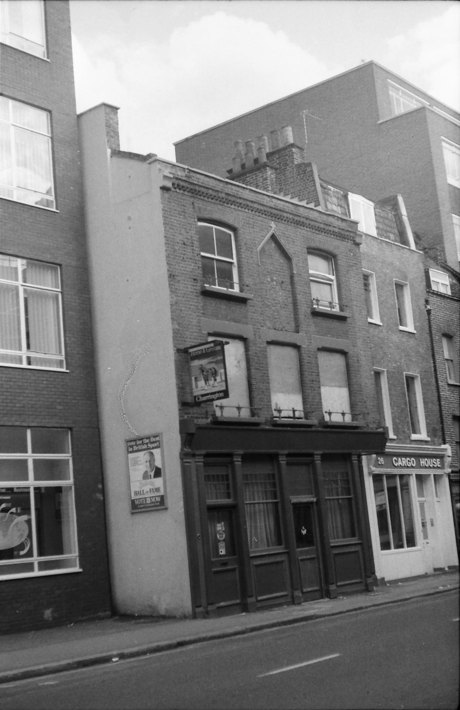Horse & Groom London EC2 in 1985.. (Pub, External). Published on 12-03-2019