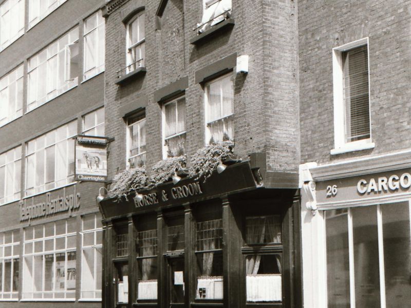 Horse & Groom London EC2 in Aug 1989.. (Pub, External). Published on 12-03-2019 