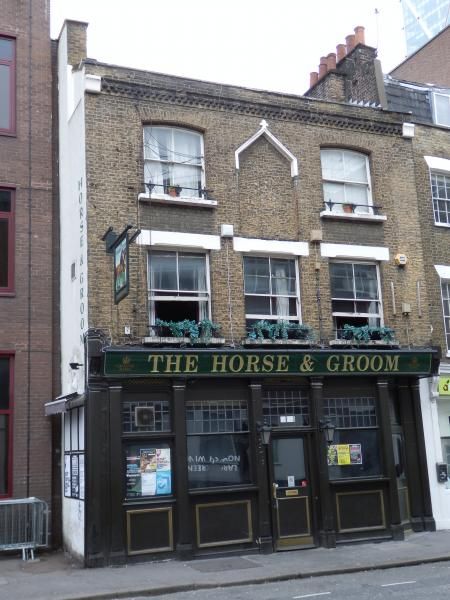 Horse & Groom London EC2 taken March 2012. (Pub, External, Key). Published on 25-11-2013