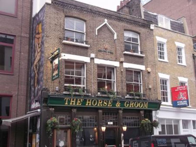 Horse & Groom London EC2 taken Oct 2014. (Pub, External). Published on 31-10-2014