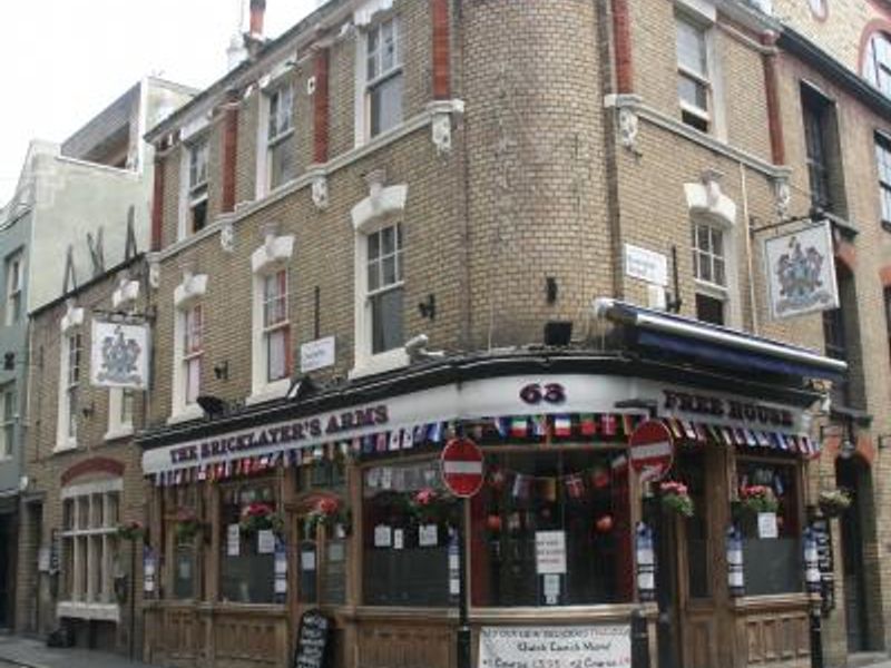 Bricklayers Arms London EC2. (Pub, External, Key). Published on 25-11-2013 