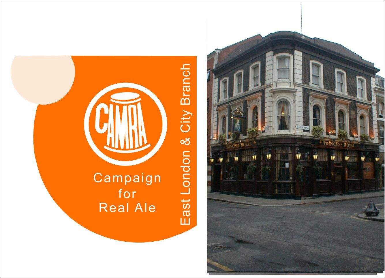 Princess Royal. London EC2. (Pub, External). Published on 25-04-2023