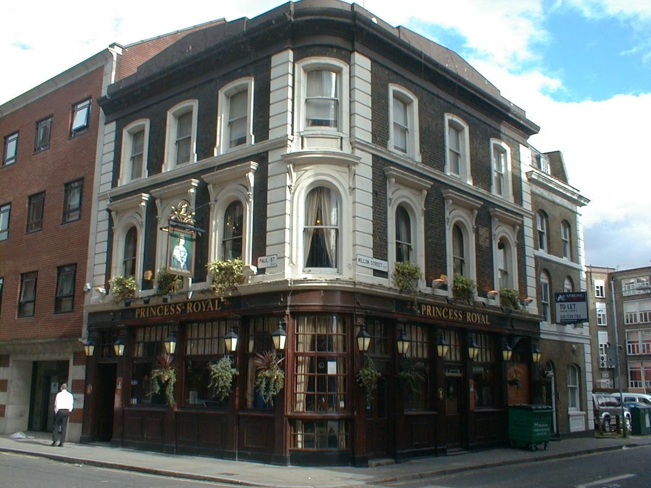 Princess Royal. London EC2. (Pub, External). Published on 25-04-2023