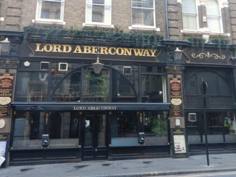 Lord Aberconway London EC2 taken Jan 2012. (Pub, External, Key). Published on 25-11-2013