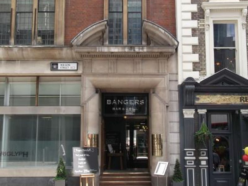 Bangers London EC2 taken May 2014. (Pub, External, Key). Published on 20-05-2014