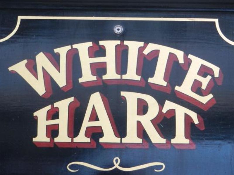 White Hart London EC2 taken Jan 2012. (Sign). Published on 25-11-2013