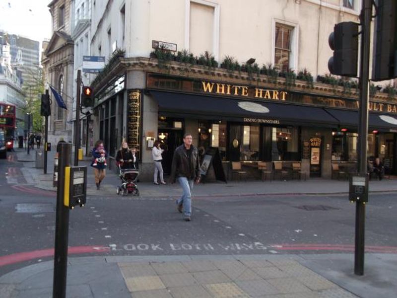 White Hart London EC2 taken Apr 2012. (Pub, External). Published on 25-11-2013