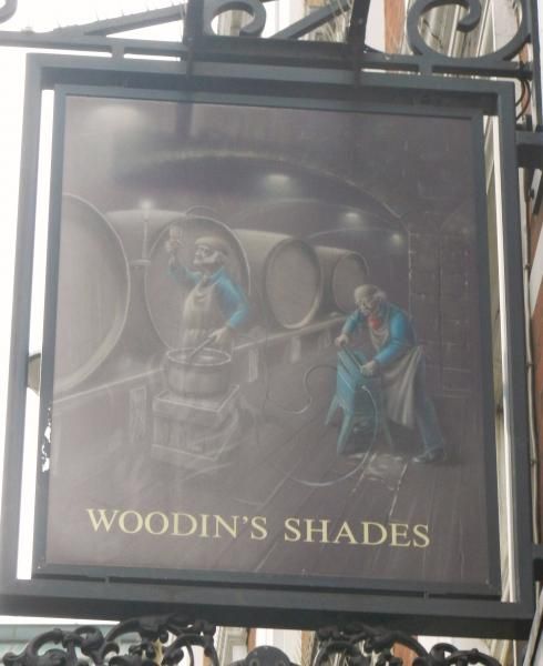 Woodin Shades London EC2 taken Dec 2011. (Sign). Published on 25-11-2013