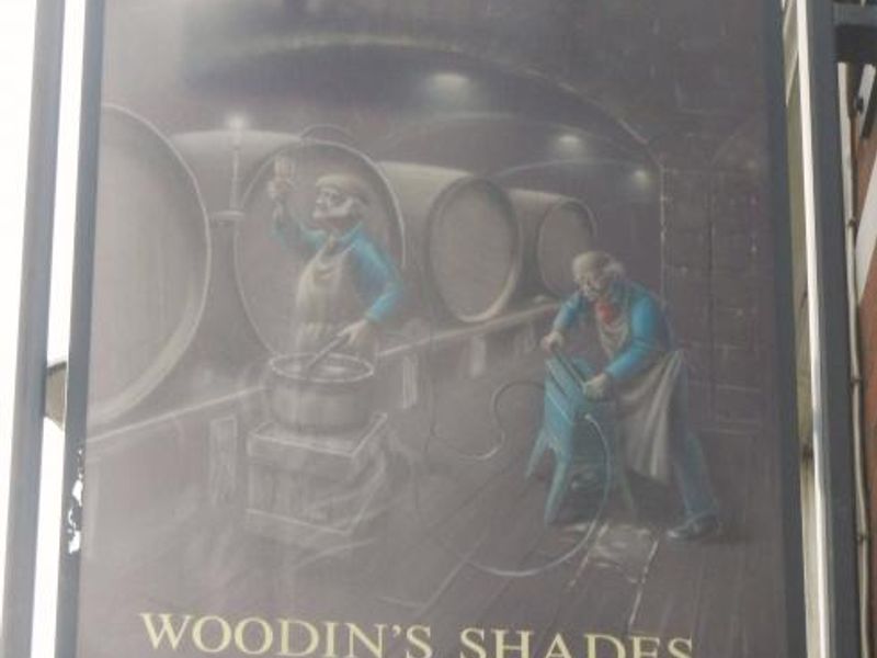 Woodin Shades London EC2 taken Dec 2011. (Sign). Published on 25-11-2013 