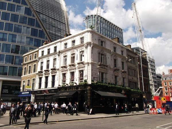 Globe London EC2 taken May 2014. (Pub, External, Key). Published on 20-05-2014