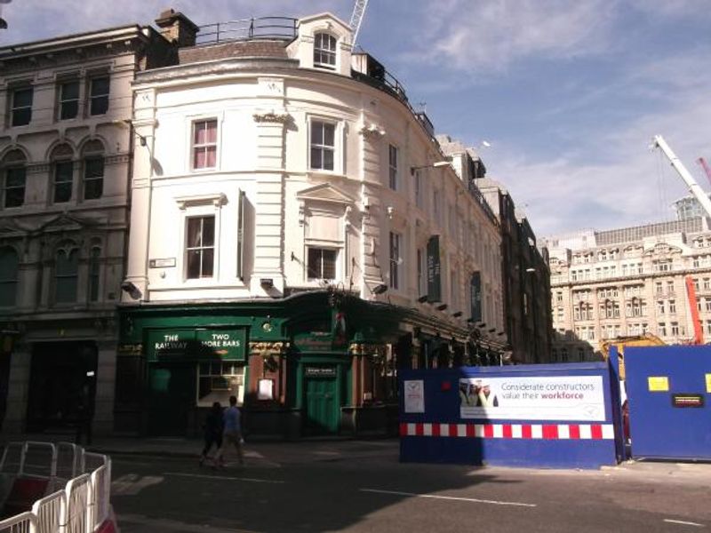 Railway Tavern London, EC2 aken Aug 2015. (Pub, External). Published on 06-12-2015