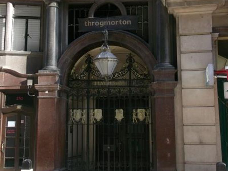 Throgmorton (East Side) London EC2 taken July 2014. (Pub, External). Published on 11-08-2014