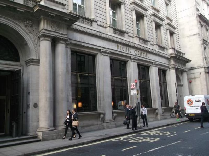 Pacific Oriental London EC2 taken Sept 2014. (Pub). Published on 28-04-2016