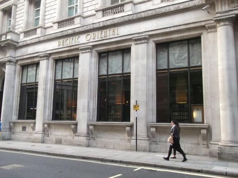 Pacific Oriental London EC2 taken Sept 2014. (Pub). Published on 28-04-2016