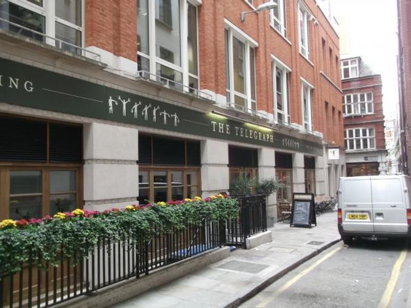 Telegraph London EC2 taken July 2014. (Pub, External, Key). Published on 11-08-2014
