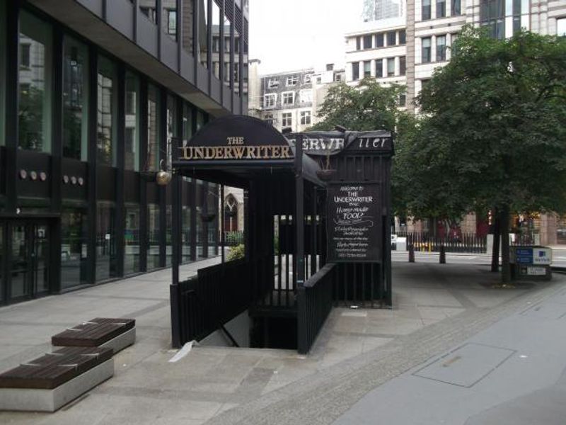 Underwriter London EC3 taken Sept 2012. (Pub, External, Key). Published on 26-11-2013 