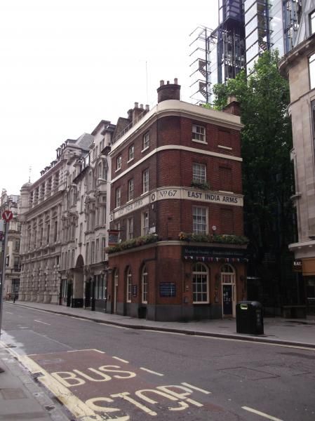 East India Arms London EC3 taken July 2012. (Pub, External, Key). Published on 26-11-2013