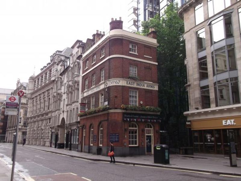 East India Arms London EC3 taken July 2012. (Pub, External). Published on 26-11-2013 
