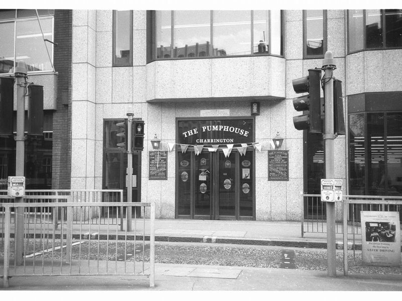 Pumphouse London EC3 taken in July 1985.. (Pub, External). Published on 12-04-2019