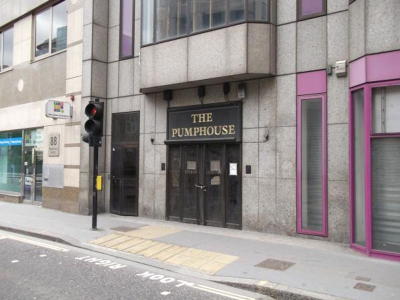 Pumphouse London EC3 taken June 2012. (Pub, External, Key). Published on 26-11-2013