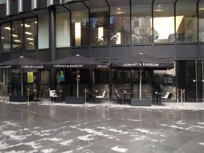 Corney & Barrow Fenchurch Ave London EC3 taken Sept 2012. (Pub, External, Key). Published on 29-11-2013