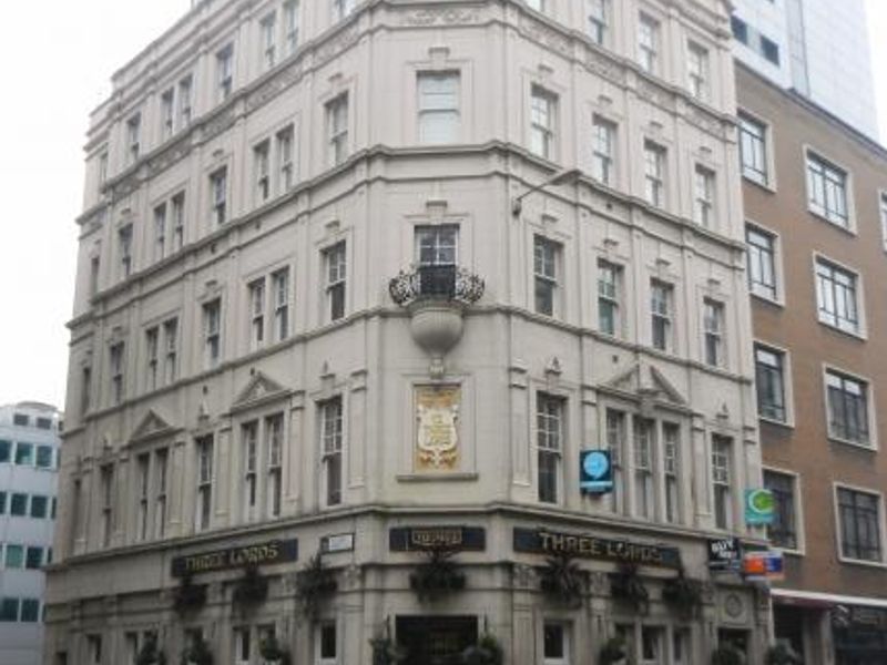Three Lords London EC3 taken Feb 2012. (Pub, External, Key). Published on 26-11-2013