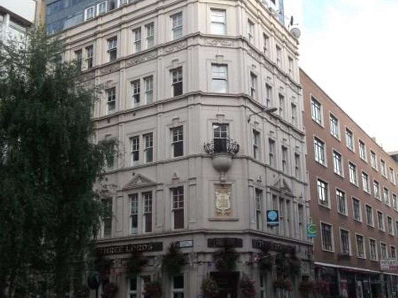 Three Lords London EC3 taken Sept 2012. (Pub, External). Published on 26-11-2013 