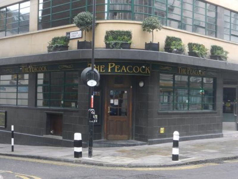 Peacock London EC3 taken Feb 2011. (Pub, External). Published on 26-11-2013