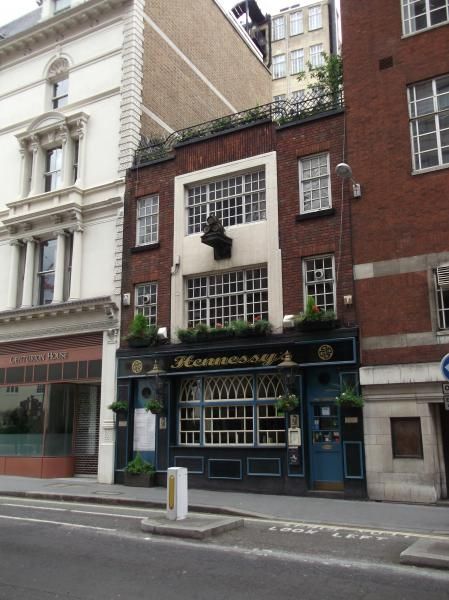 Three Tuns London EC3 taken June 2012. (Pub, External). Published on 26-11-2013