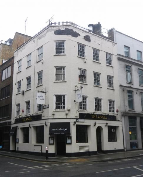 Angel London EC3 taken Feb 2012. (Pub, External). Published on 26-11-2013