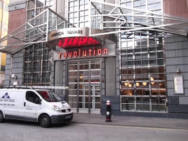 Revolution London EC3 taken Sept 2012. (Pub, External, Key). Published on 26-11-2013