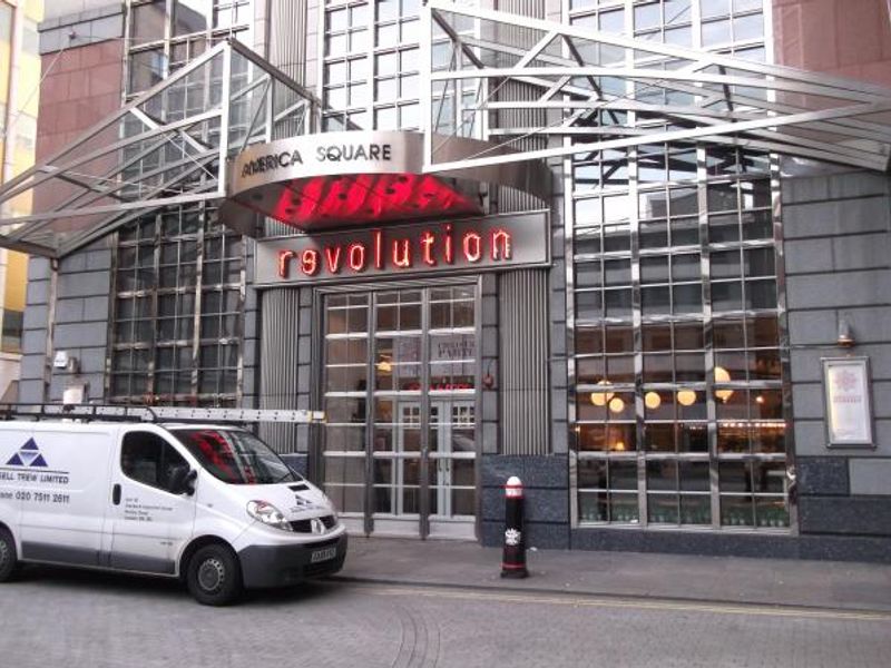 Revolution London EC3 taken Sept 2012. (Pub, External, Key). Published on 26-11-2013
