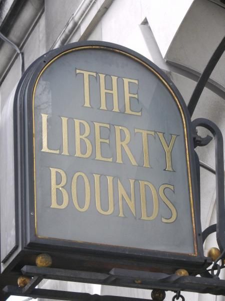 Liberty Bounds London EC3 taken Jan 2012. (Sign). Published on 26-11-2013