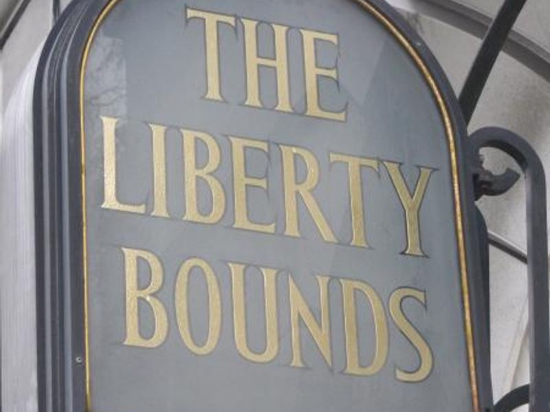 Liberty Bounds London EC3 taken Jan 2012. (Sign). Published on 26-11-2013 