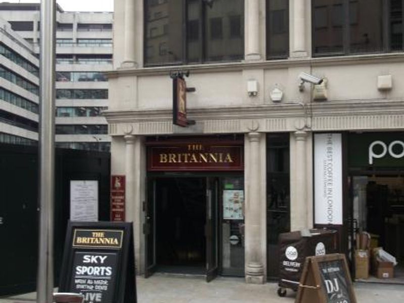 Britannia London EC3 taken May 2012. (Pub, External, Key). Published on 28-11-2013