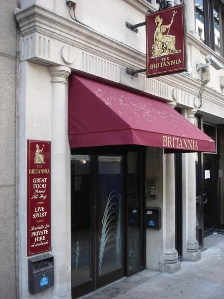 Britannia London EC3 taken Aug 2007. (Pub, External). Published on 28-11-2013