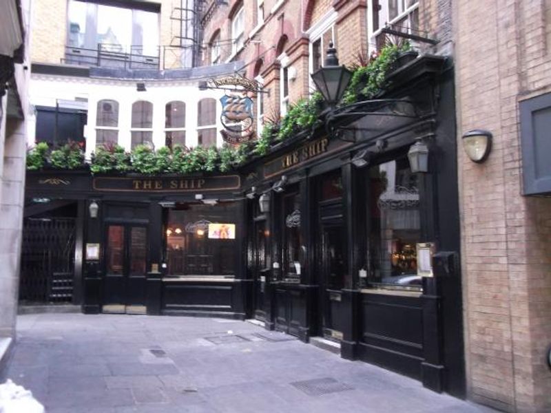 Ship Tavern Talbot Ct London EC3 taken May 2012. (Pub, External, Key). Published on 28-11-2013