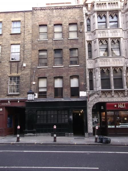 Ye Olde Cheshire Cheese London EC4 taken Feb 2012. (Pub, External, Key). Published on 01-12-2013
