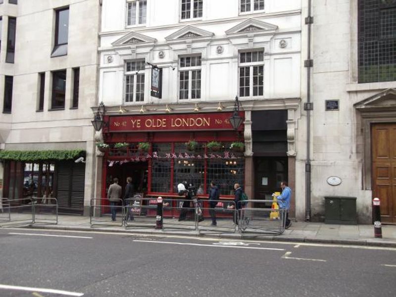 Ye Olde London London EC4 taken June 2012. (Pub, External, Key). Published on 01-12-2013
