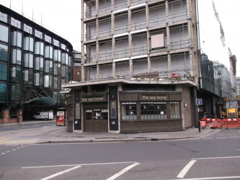 Sea Horse London EC4 taken Feb 2012. (Pub, External, Key). Published on 01-12-2013 