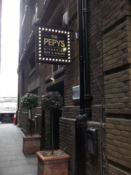 Pepys London EC4 taken August 2015. (Pub, External). Published on 17-08-2015