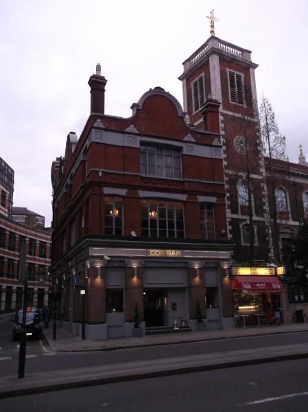 Baynard Castle-Cos Bar London EC4 taken Feb 2012. (Pub, External, Key). Published on 01-12-2013