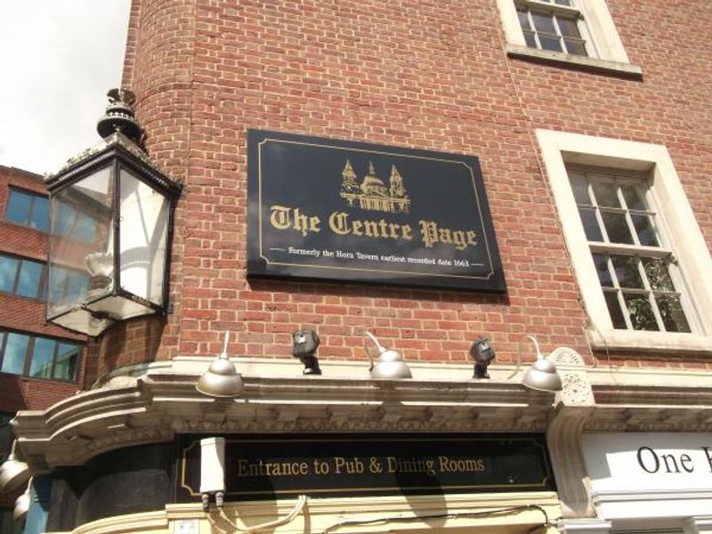Centre Page London EC4 taken August 2015. (Pub, External). Published on 16-08-2015 